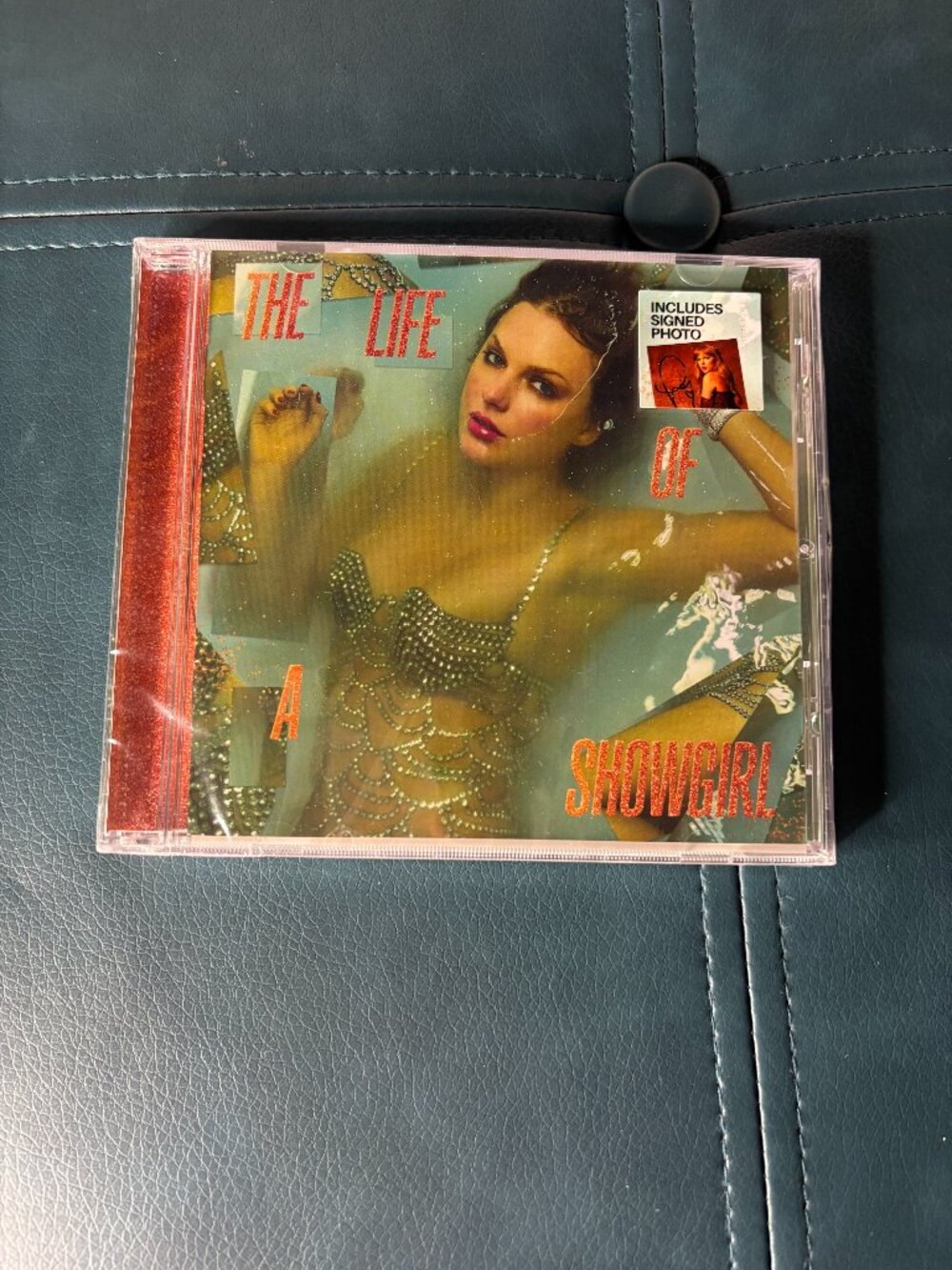 Taylor Swift Life of a Showgirl Signed CD